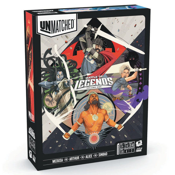 Unmatched Battle Of Legends Volume 1 board game