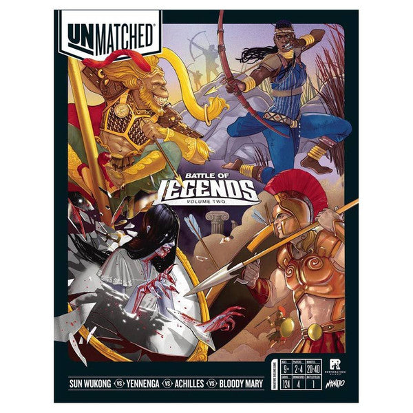 Unmatched: Battle of Legends Volume 2 board game