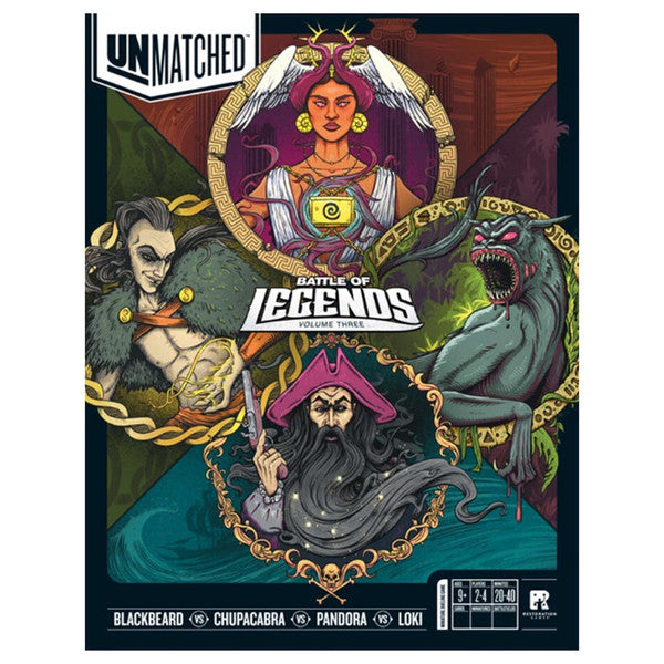 Unmatched: Battle of Legends Volume 3 board game