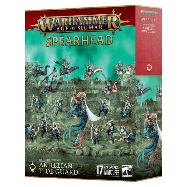 Warhammer Age of Sigmar: Idoneth Deepkin: Akhelian Tide Guard miniatures
