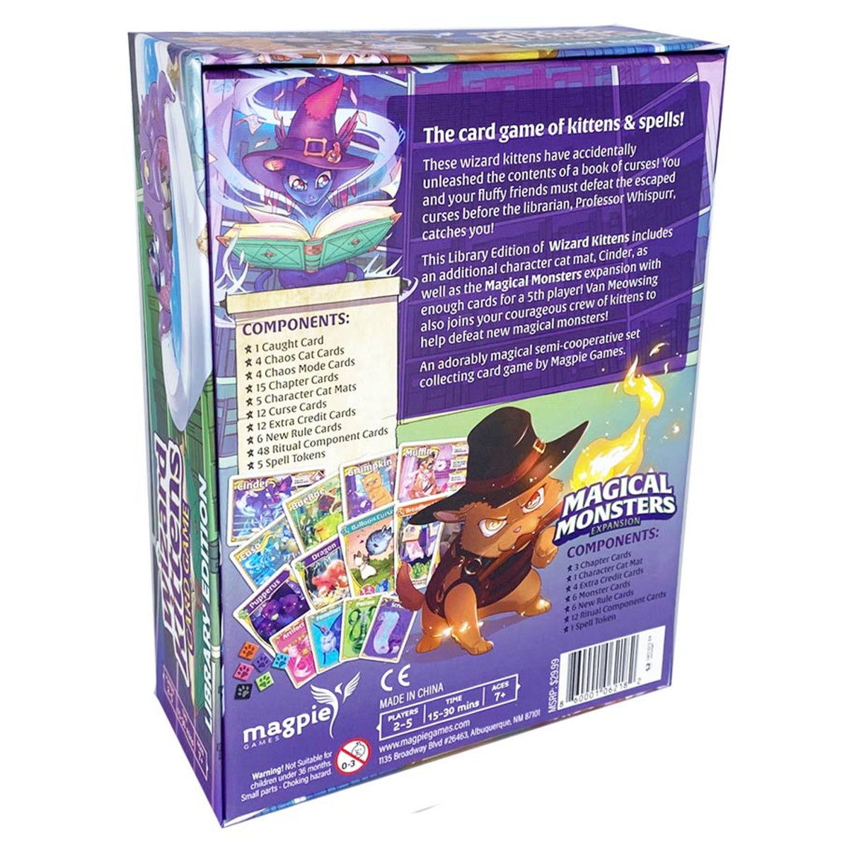 Wizard Kittens: Library Edition rear cover