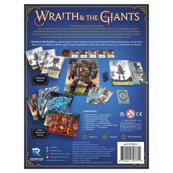 Wraith & The Giants rear cover