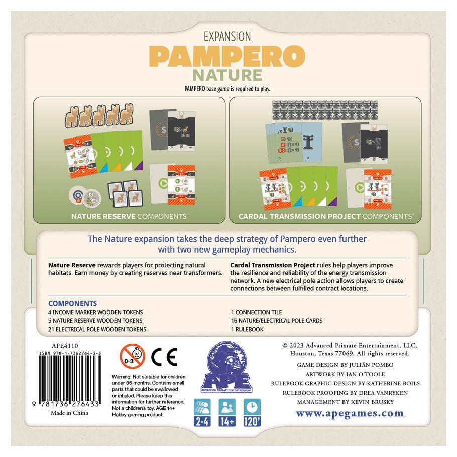 Pampero: Nature rear cover