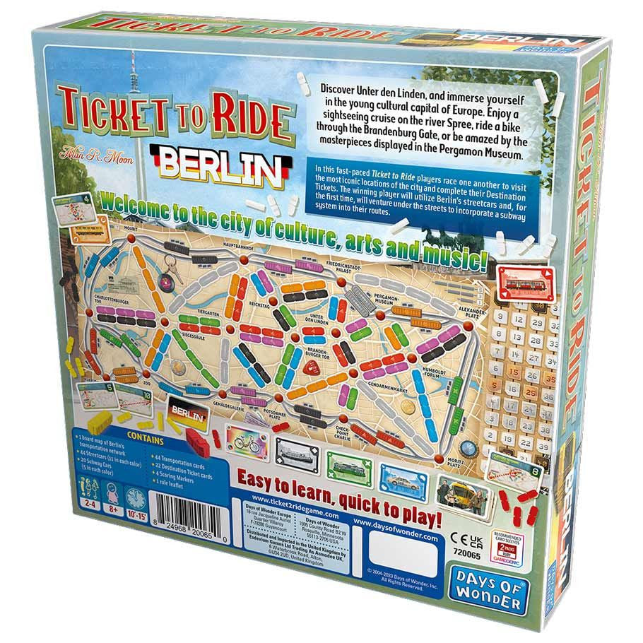Ticket to Ride: Berlin rear cover