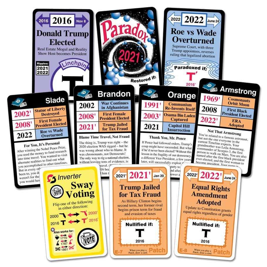 Chrononauts: The Rest of Row E Expansion cards
