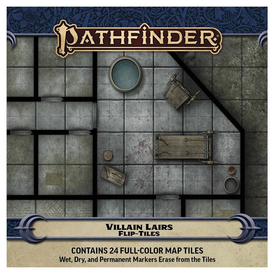 PF2E: Flip-Tiles: Villain Lairs Set
