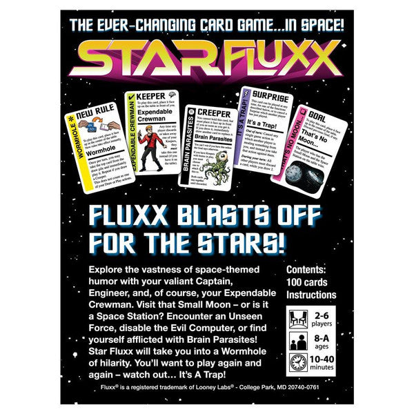 Star Fluxx back of box