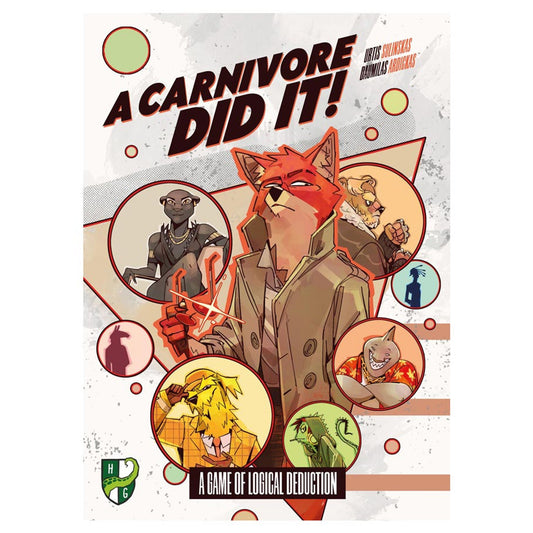 A Carnivore Did It! board game