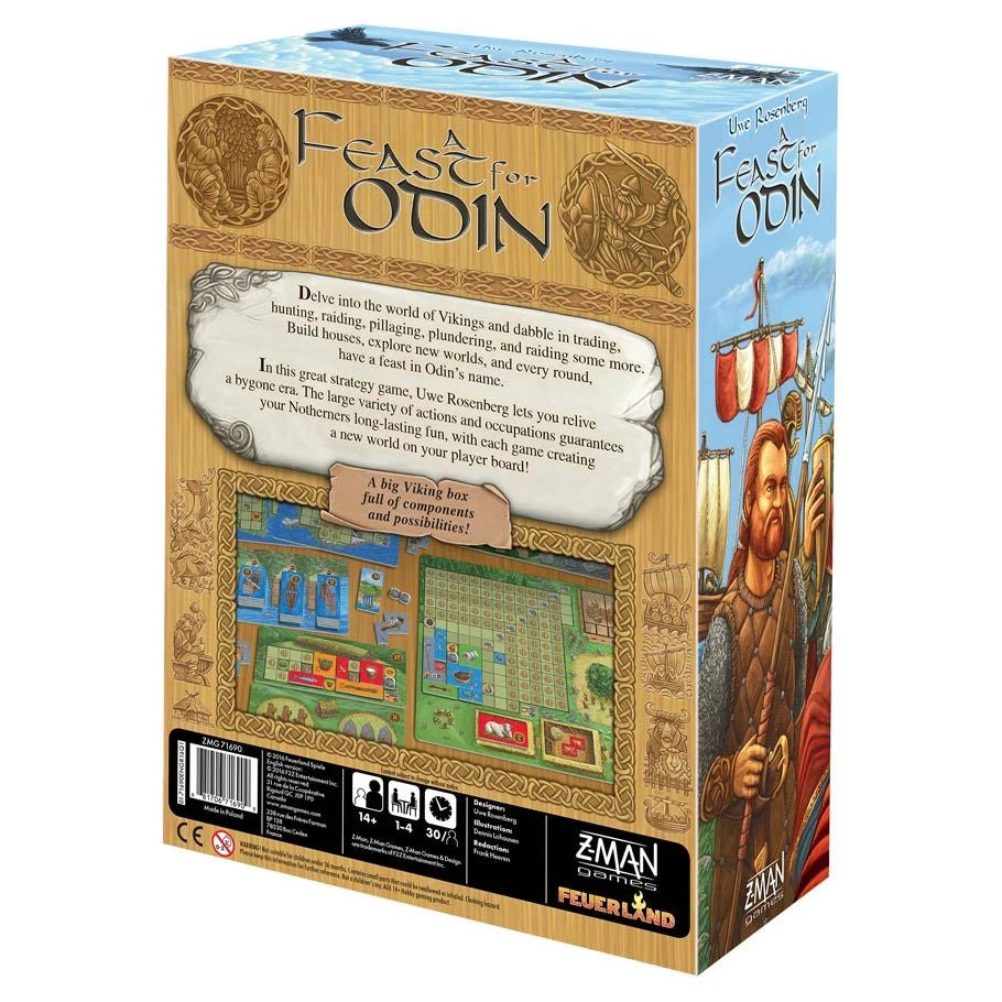 A Feast For Odin rear cover