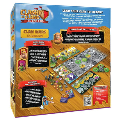 Clash of Clans: The Epic Raid: Clan Wars Expansion rear cover