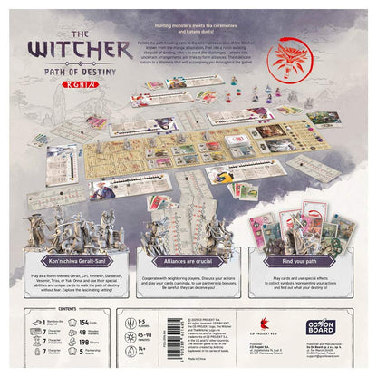 The Witcher: Path of Destiny - Ronin rear cover