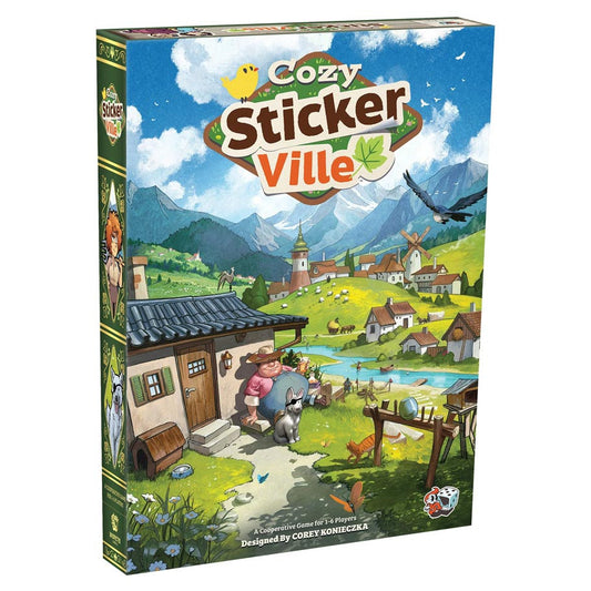 Cozy Stickerville board game