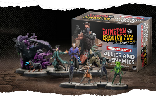 Dungeon Crawler Carl RPG: Miniatures Set 2: Enemies & Allies PREORDER