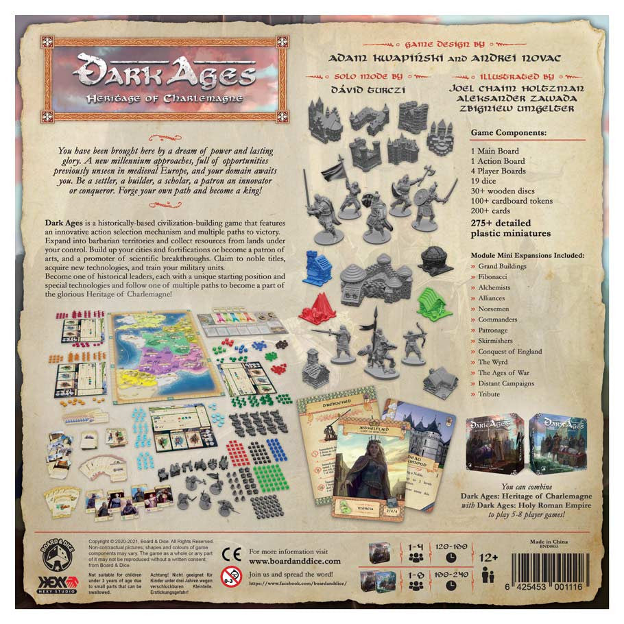 Dark Ages: Heritage of Charlemagne rear cover
