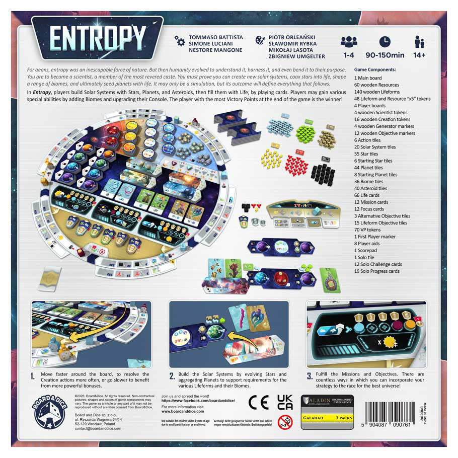 Entropy rear cover