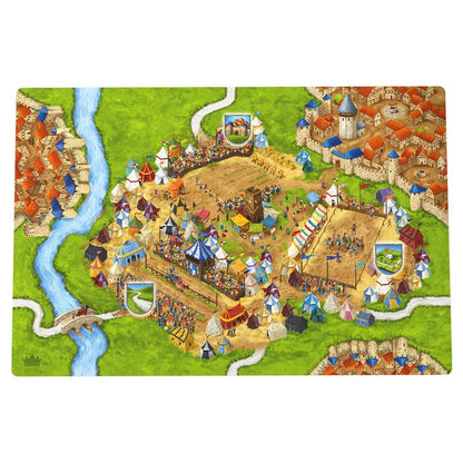 Carcassonne: Expansion 6 - Jousts & Crests tournament tile 