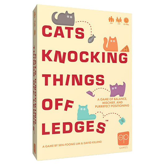 Cats Knocking Things Off Ledges party game