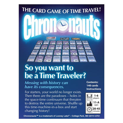 Chrononauts rear cover