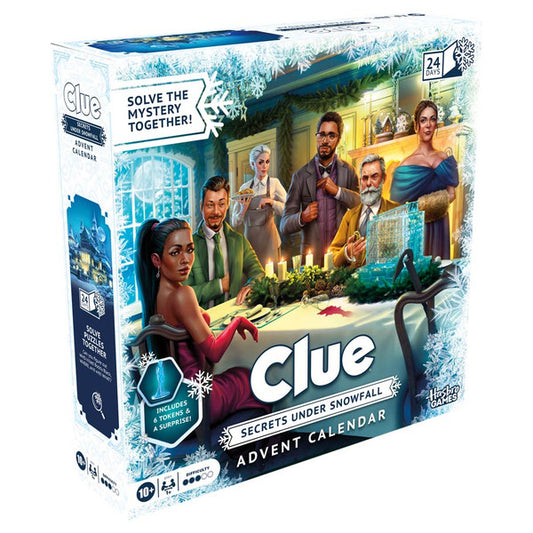 Clue: Advent Calendar - Secrets Under Snowfall board game