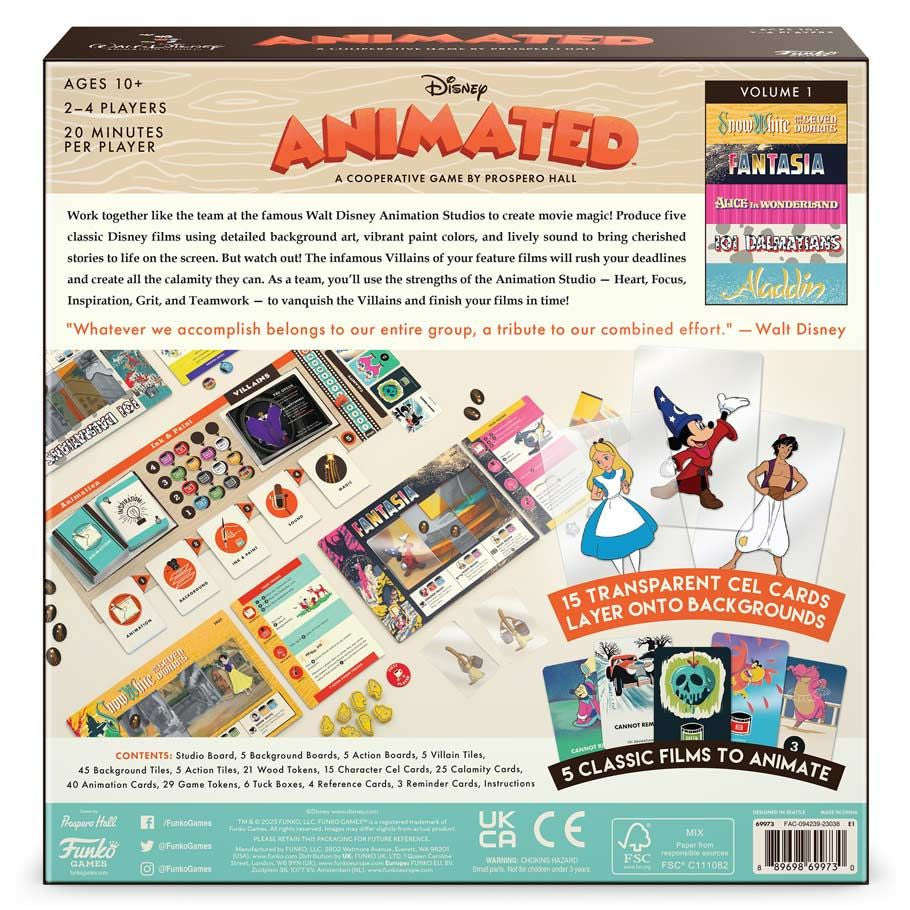 Disney Animated rear cover