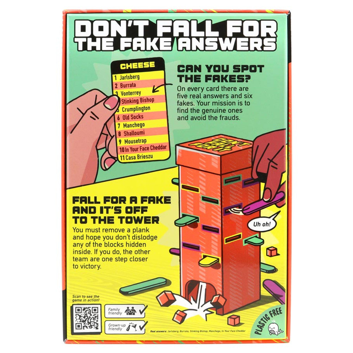 Dont Fall For It rear cover