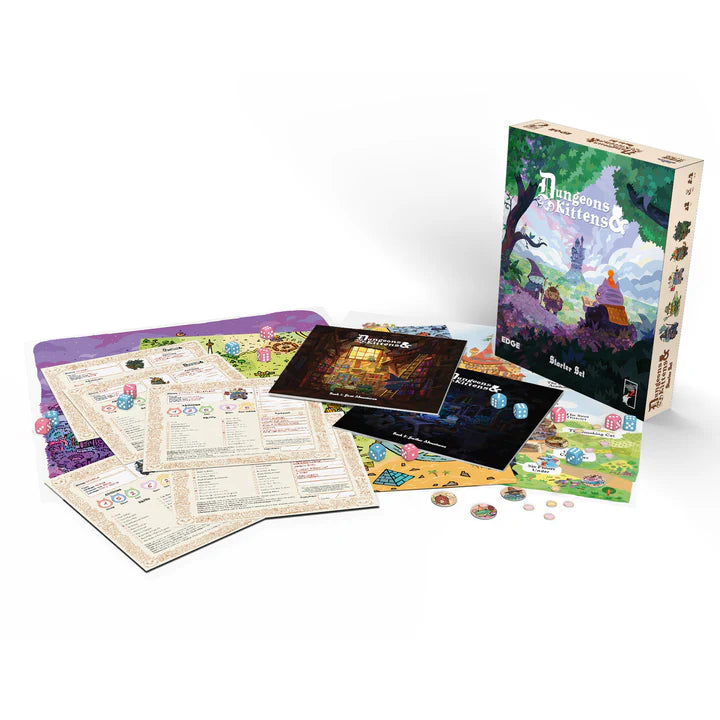 Dungeons and Kittens RPG components