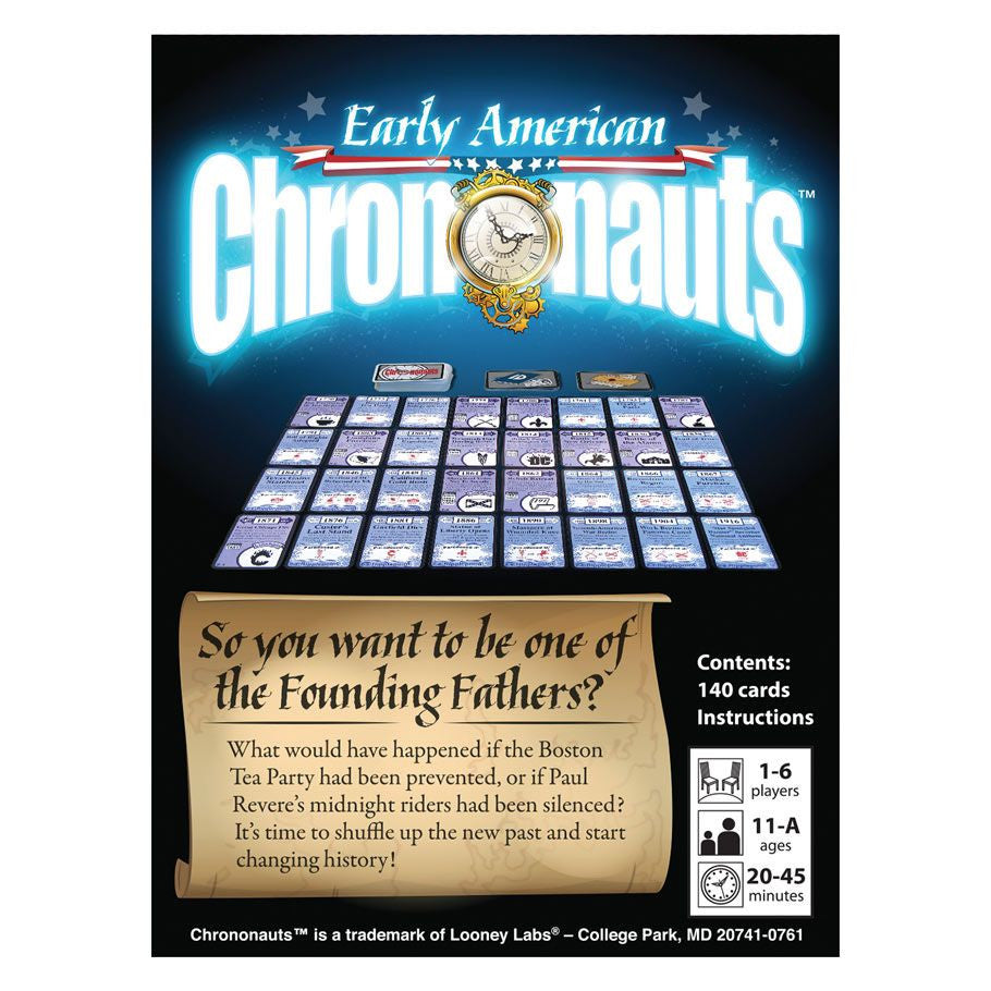 Early American Chrononauts rear cover