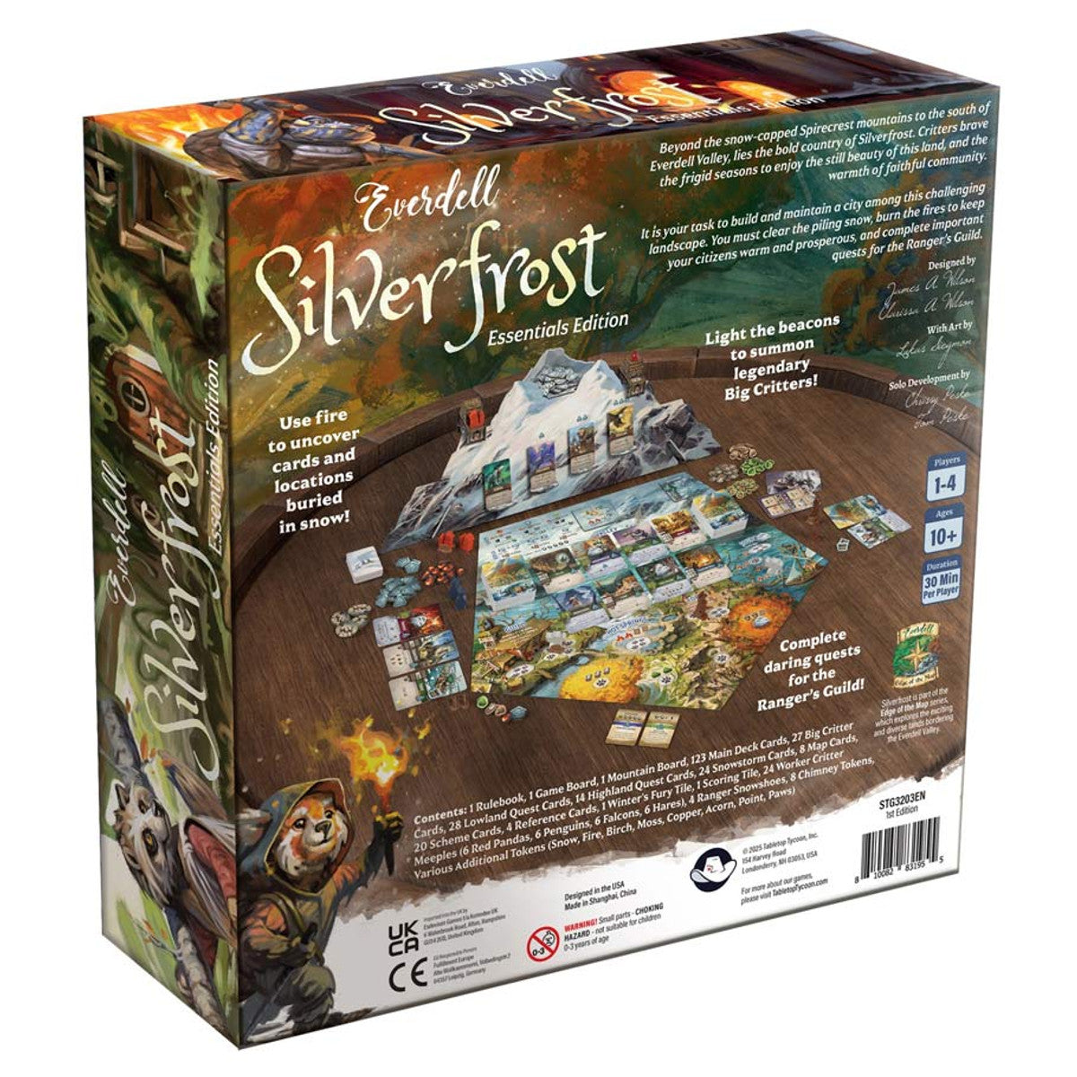 Everdell: Silverfrost: Essentials Edition rear cover