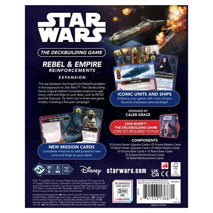 Star Wars: The Deck-building Game - Rebel & Empire Reinforcements rear cover