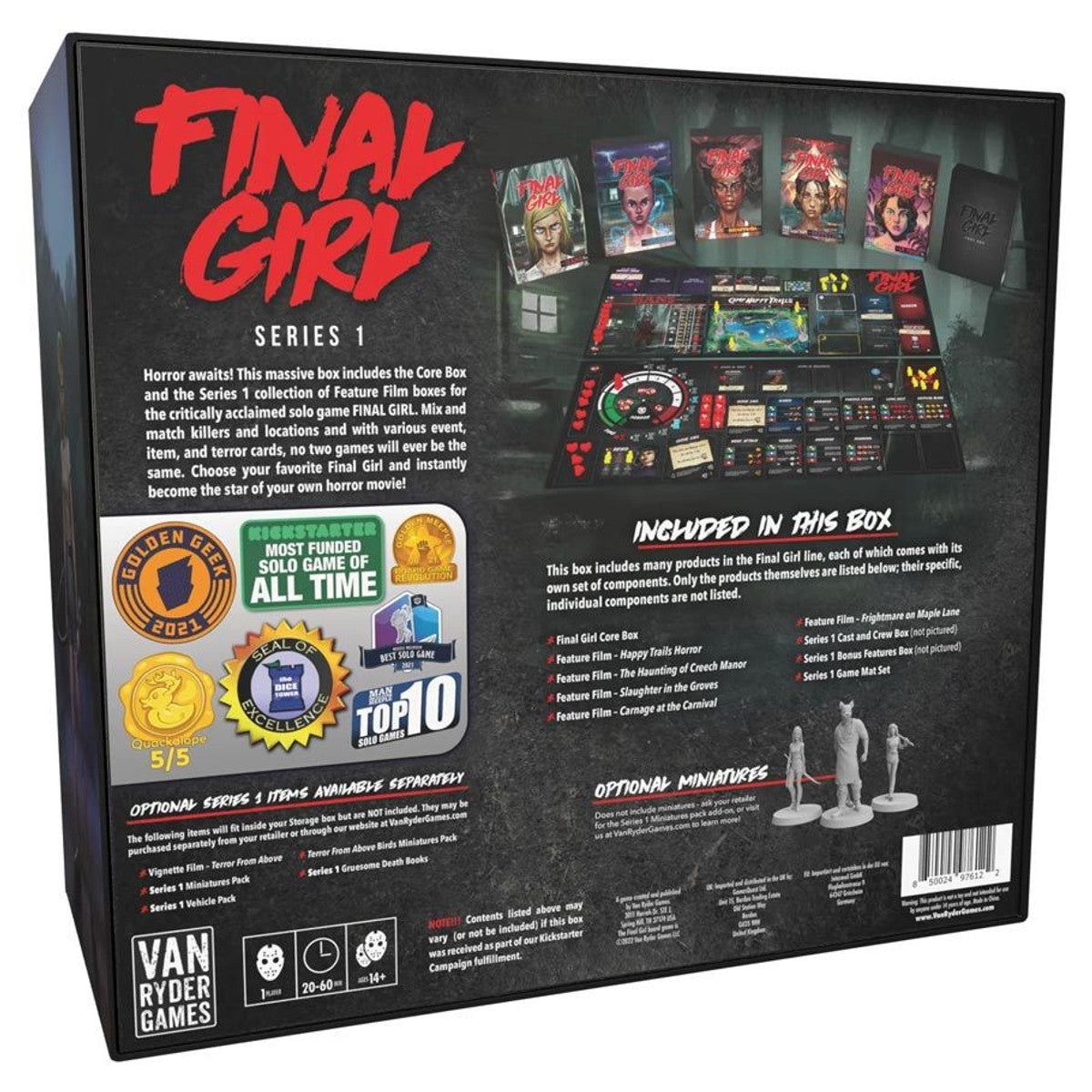 Final Girl: Series 1 Ultimate Box rear cover