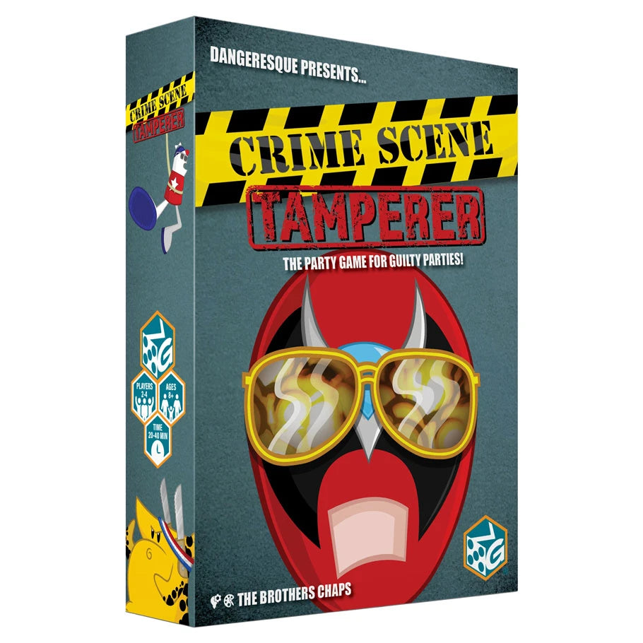 Crime Scene Tamperer party game