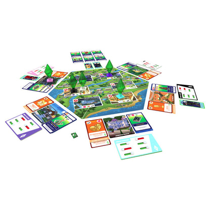 The Sims Board Game components