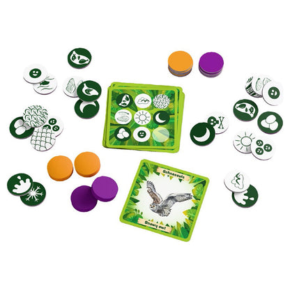 Animals Around the World Bingo components