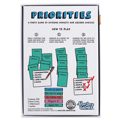 Priorities rear cover