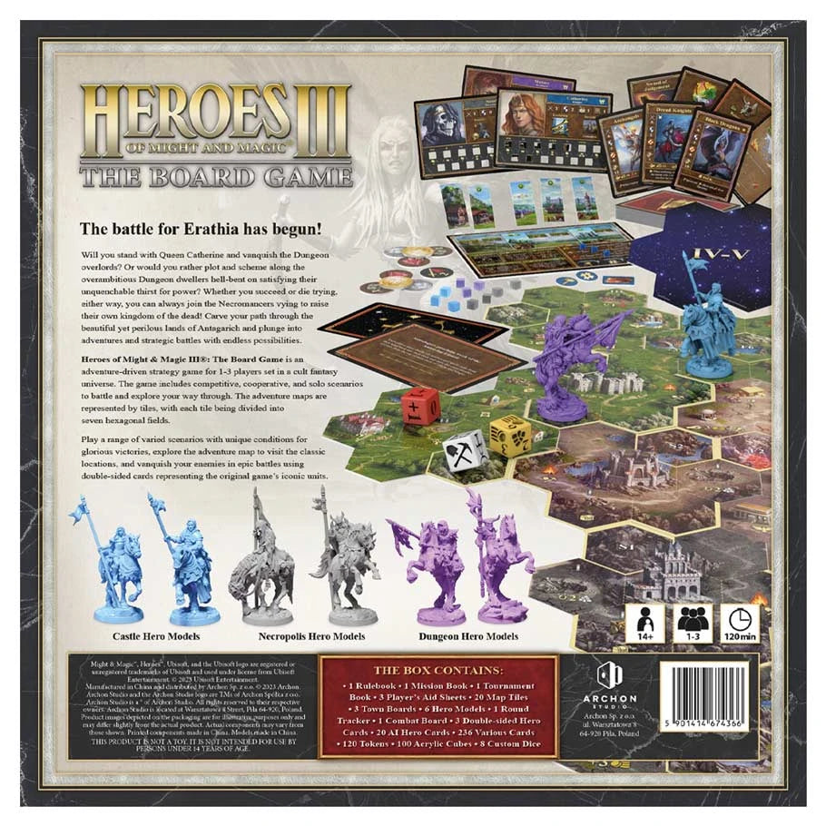 Heroes Of Might And Magic III rear cover
