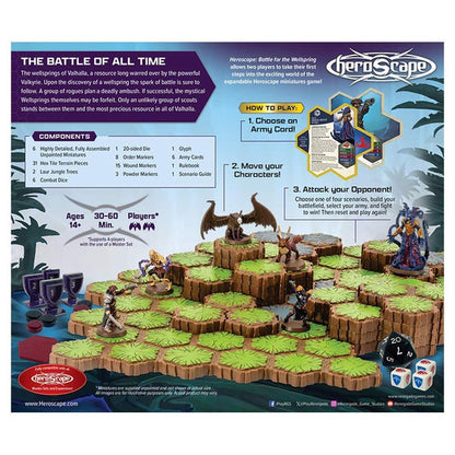 Heroscape: Battle for the Wellspring rear cover