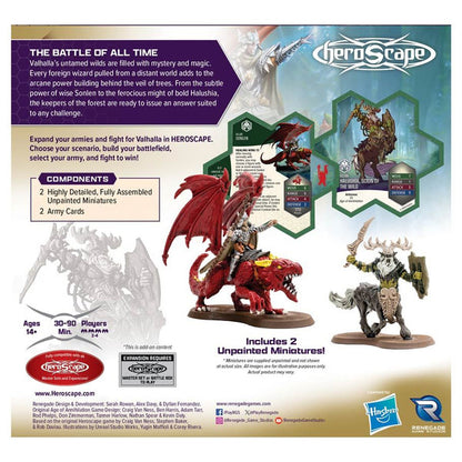 Heroscape: Rising Tide: Sonlen and Halushia, Scion of the Wild rear cover