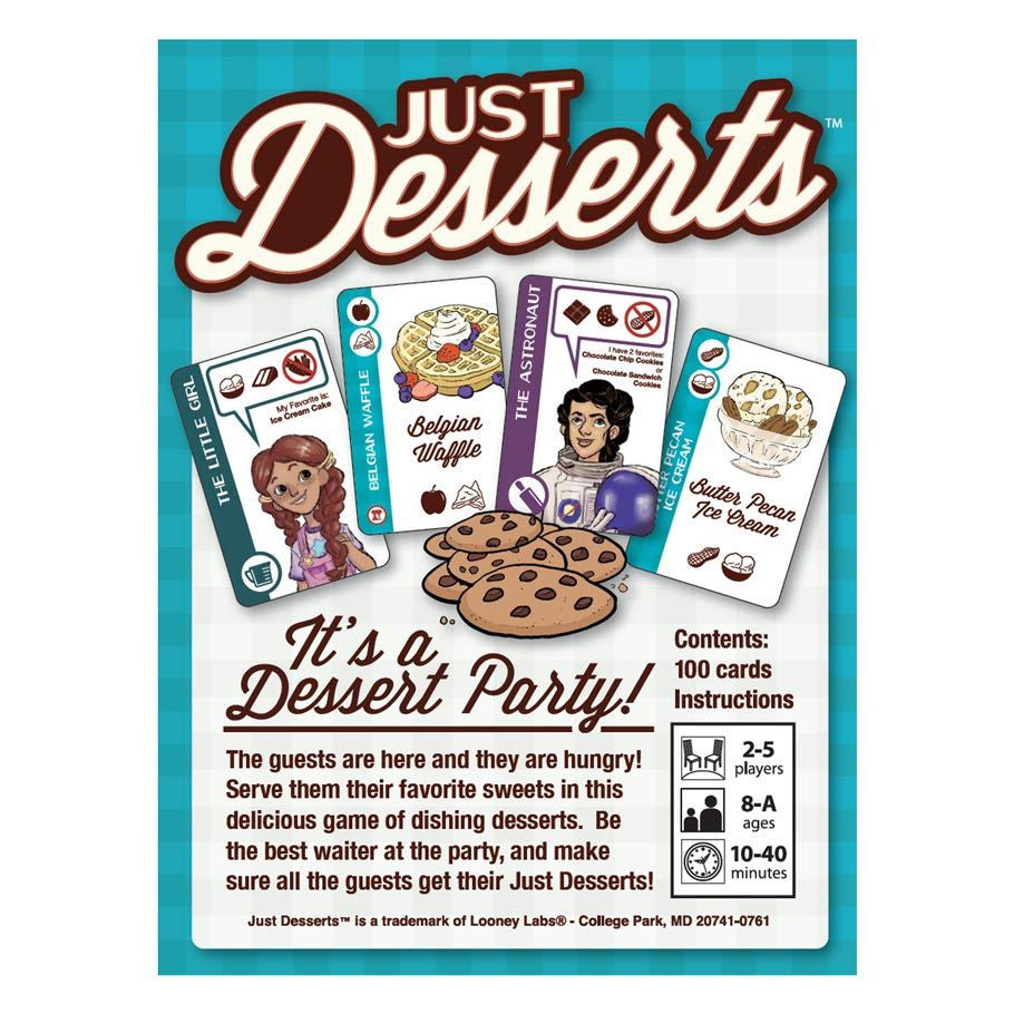 Just Desserts rear cover