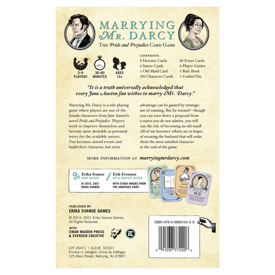 Marrying Mr. Darcy rear cover
