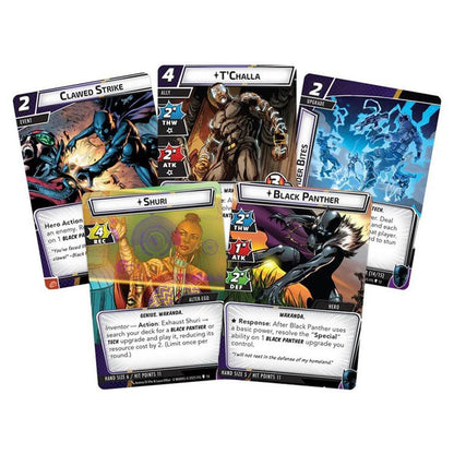 Marvel Champions: The Card Game - Black Panther Hero Pack cards