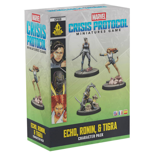 Marvel Crisis Protocol: Echo, Ronin & Tigra miniatures
