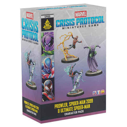 Marvel Crisis Protocol: Prowler, Spider-Man 2099 & Ultimate Spider-Man miniatures