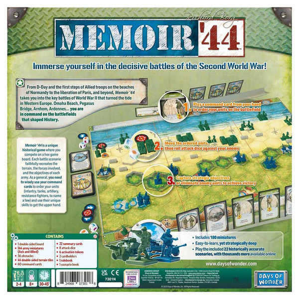 Memoir '44 (Refresh) rear cover