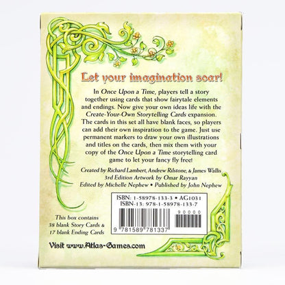 Once Upon a Time: Create-Your-Own Storytelling Cards rear cover