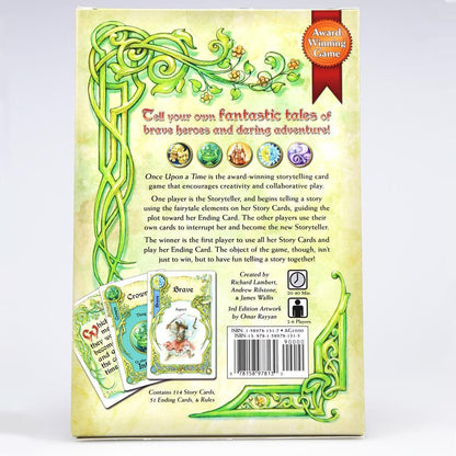 Once Upon a Time: The Storytelling Card Game (3rd Edition) rear cover