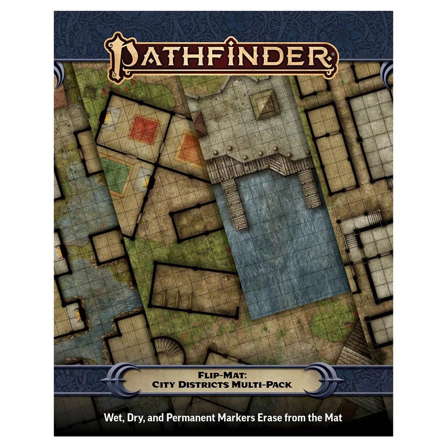 PF2E: Flip-Mat: City Districts Multi-Pk