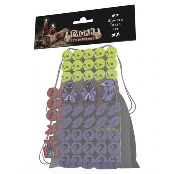 Pagan: Fate of Roanoke Wooden Token Kit – Cloak & Gamer, LLC