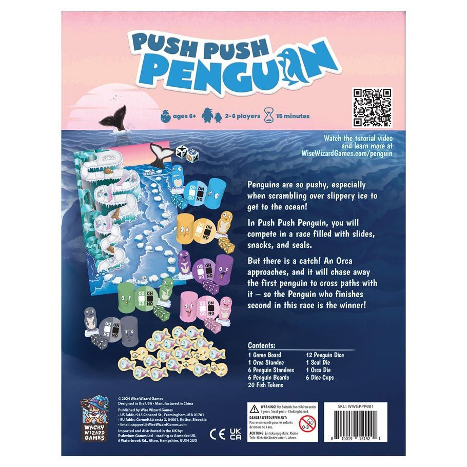 Push Push Penguin rear cover