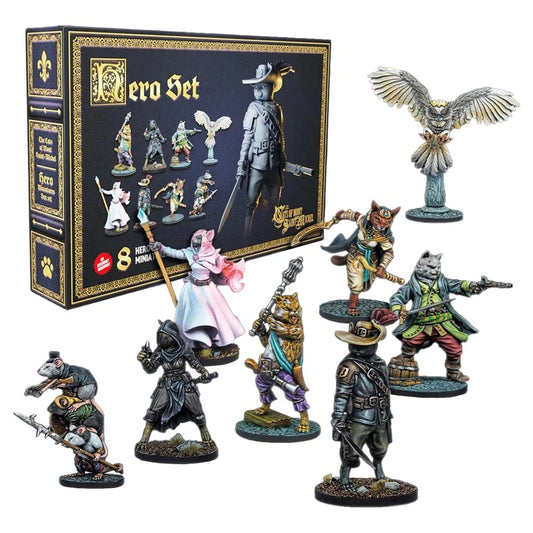 The Cats of Mont Saint Michel: Miniatures: Hero Set expansion
