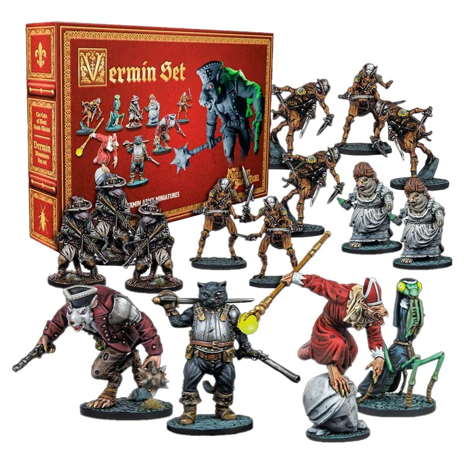 The Cats of Mont Saint Michel: Miniatures: Vermin Set expansion